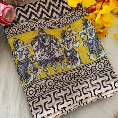Linen Cotton Kalamkari